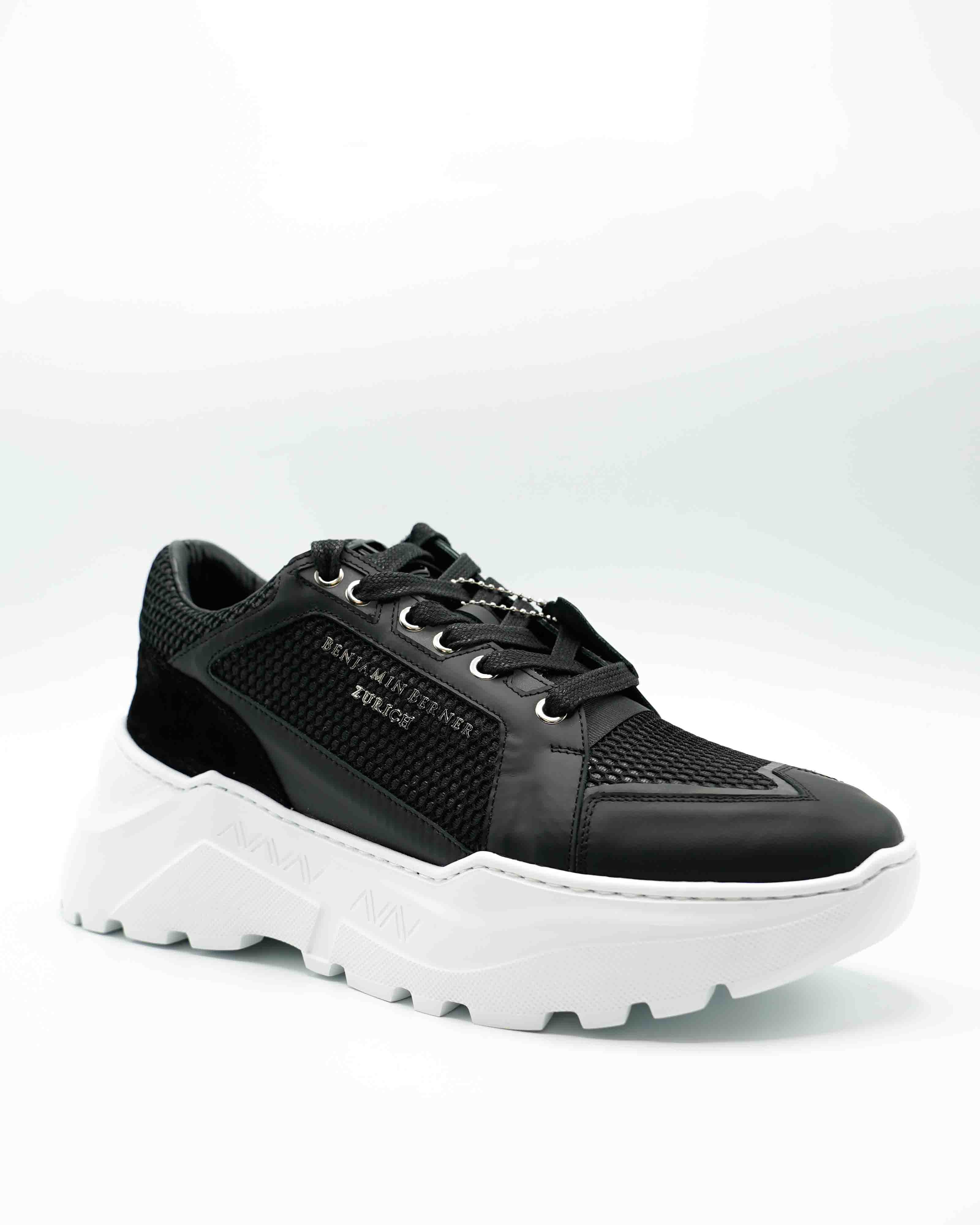 Black Matt Nappa Sneakers - Image 6