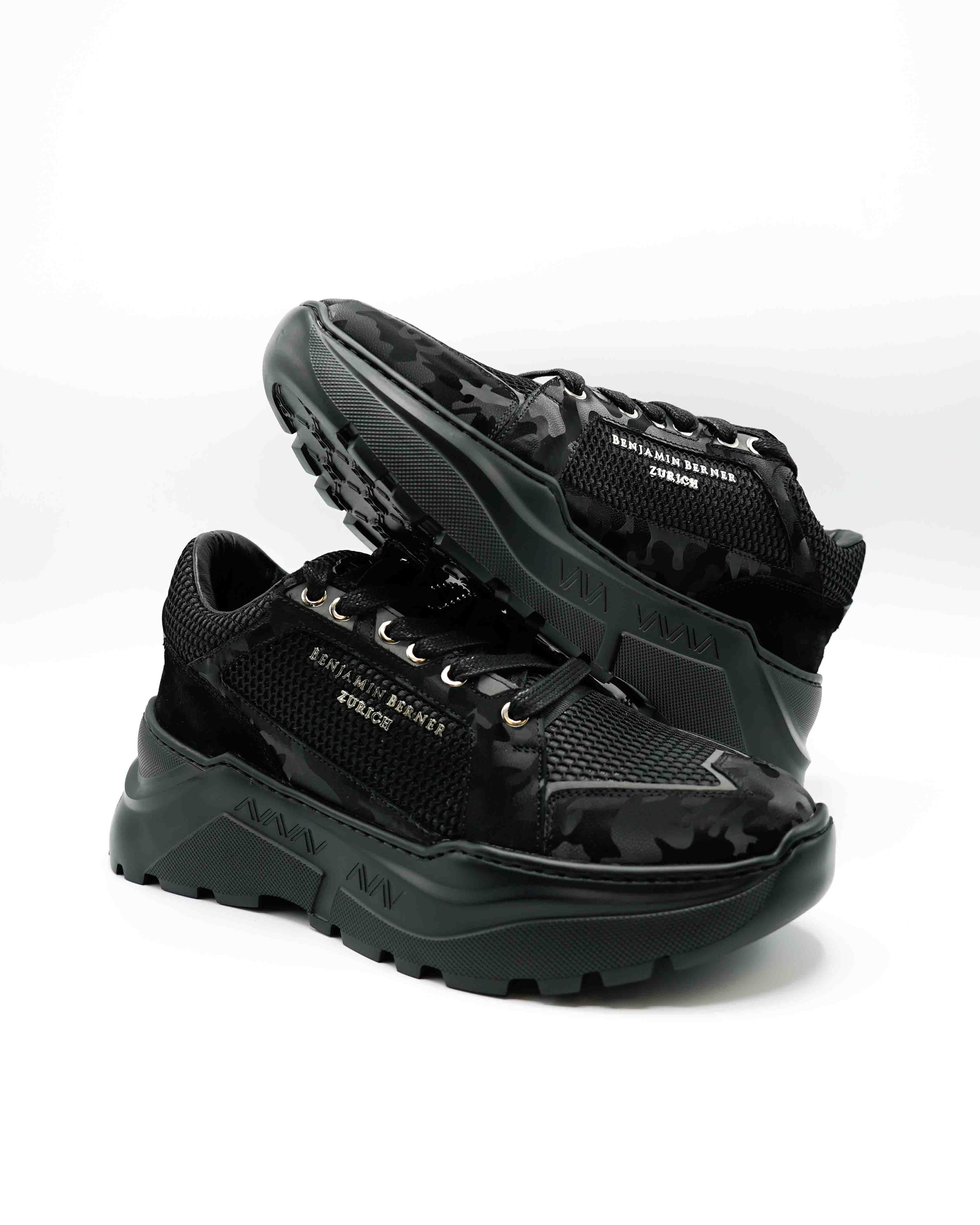 Black Reflective Camouflage Mesh - Image 3