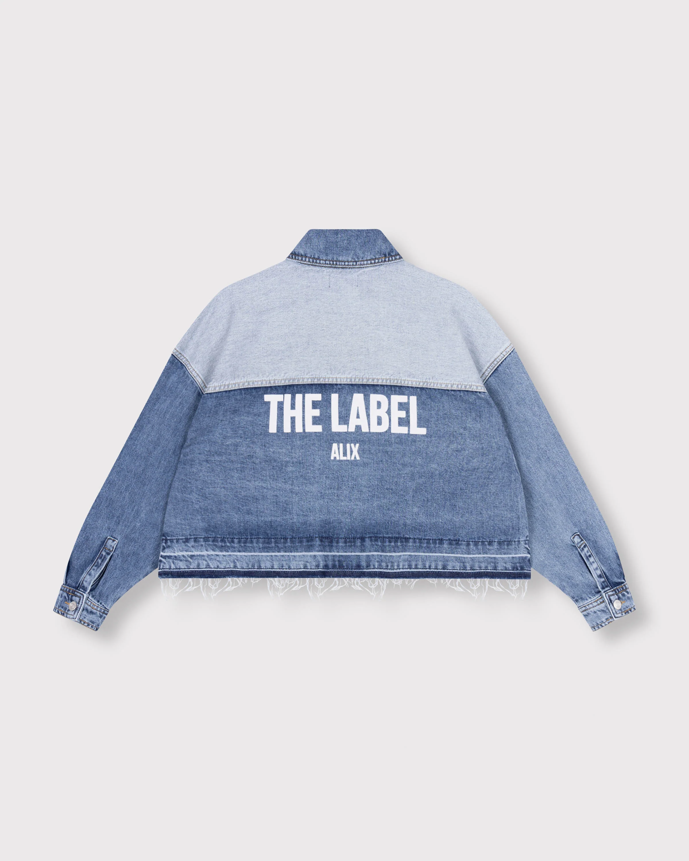 Mix Denim Blouse - Image 6