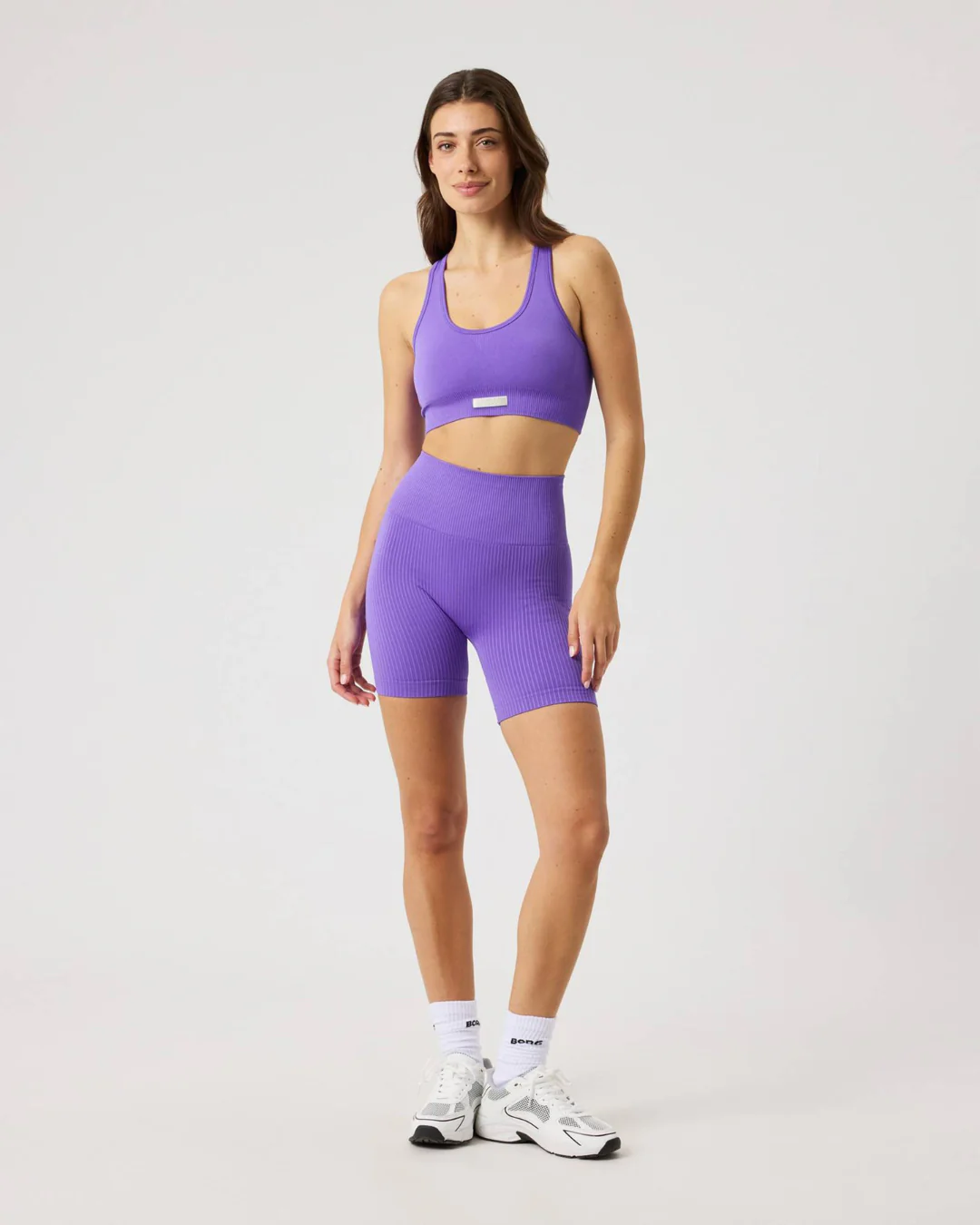Studio Seamless Low Sports Bralette + Studio Seamless Ribbed Short Set - Image 3