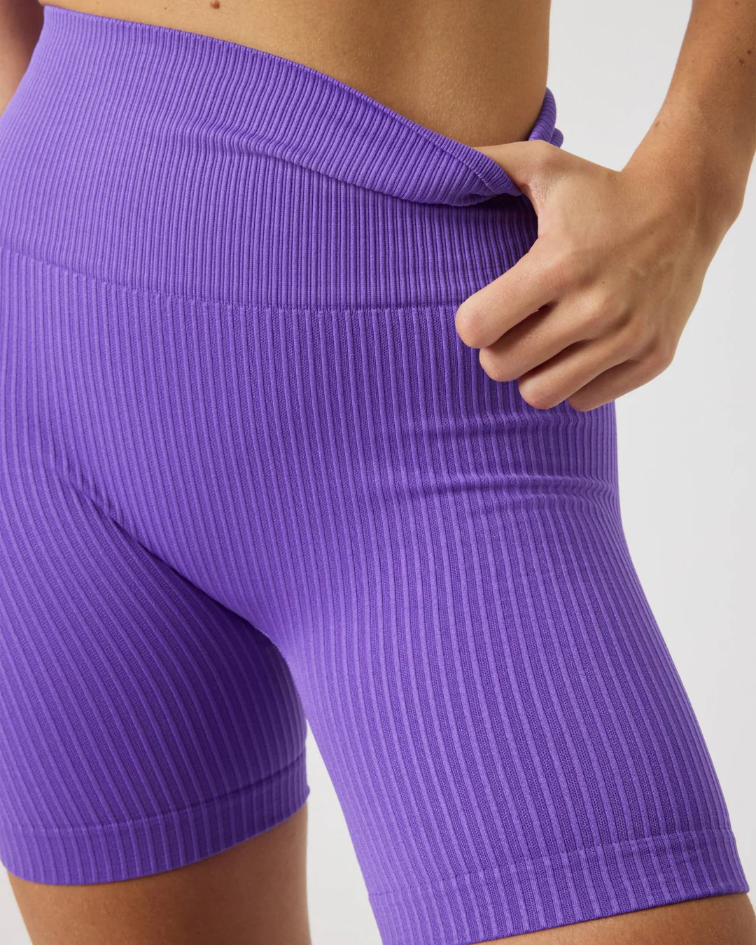 Studio Seamless Low Sports Bralette + Studio Seamless Ribbed Short Set - Image 5